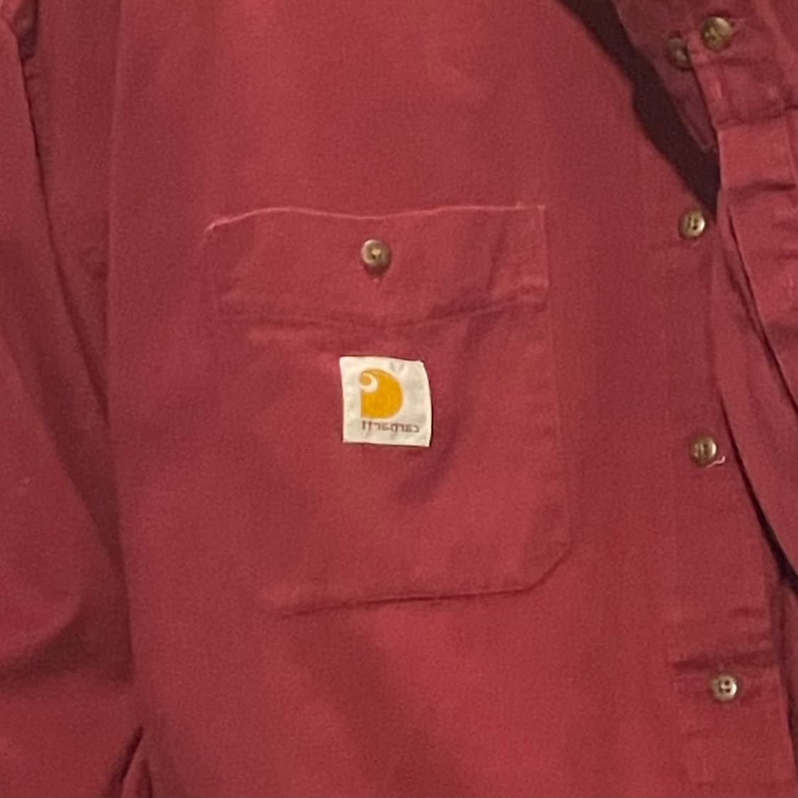 [IM] carhartt 칼하트 버건디 긴팔셔츠 상품이미지4