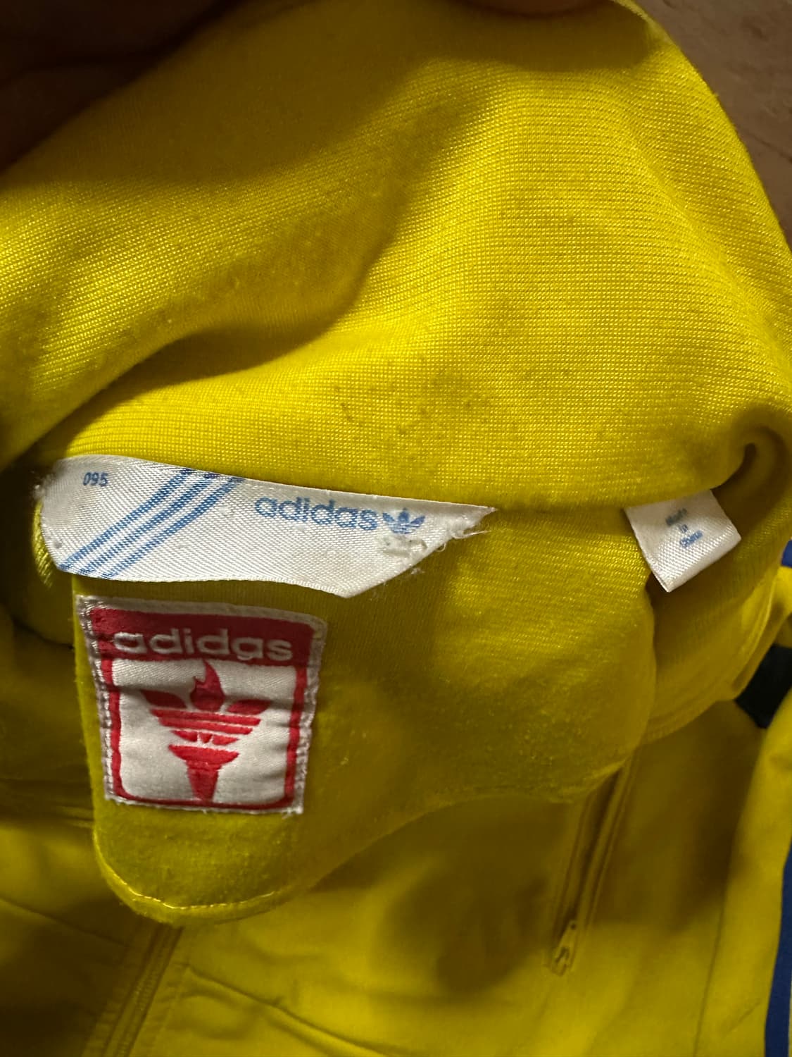 아디다스 브라질 트랙탑 옐로우 판매 상품이미지4