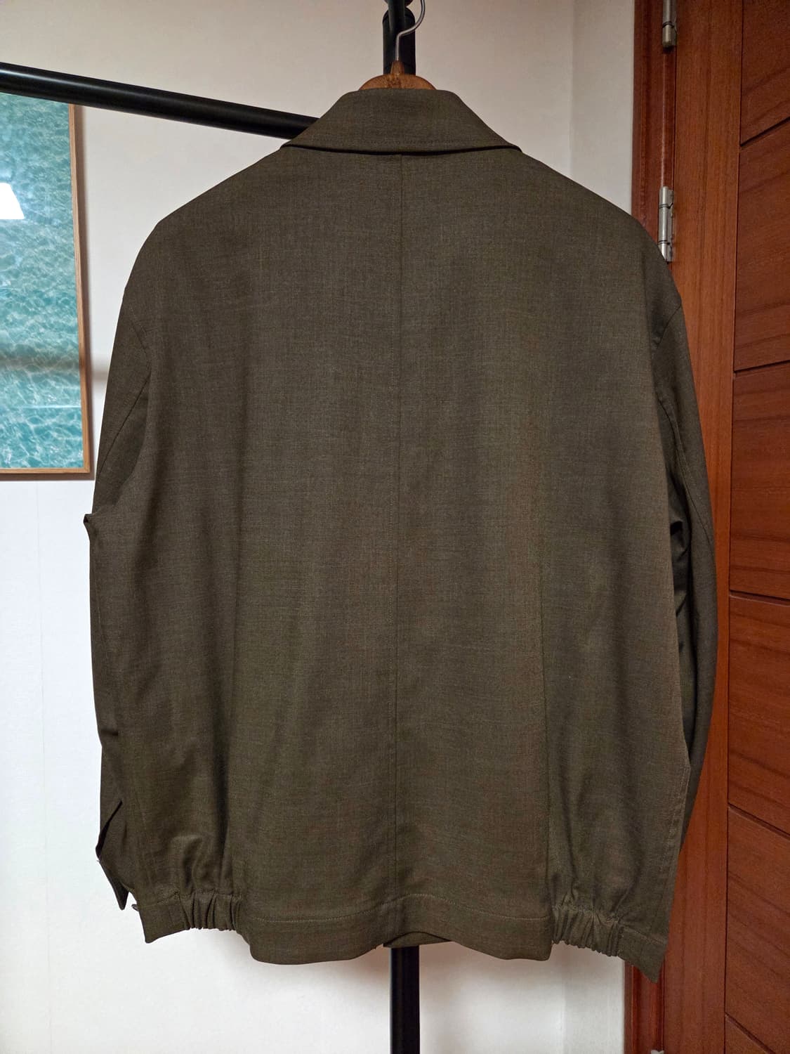 (L)유니클로 U 브라운 블루종 자켓 상품이미지2