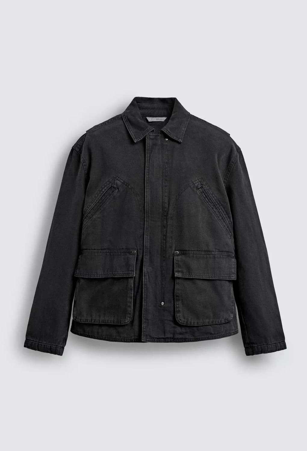 자라 가먼트다잉 워싱 포켓 자켓 상품이미지1