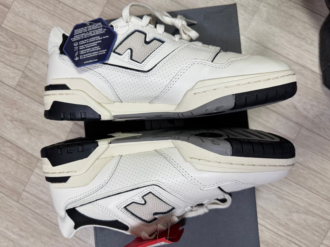 뉴발란스 550 스니커즈 화이트 그레이 새상품 280사이즈 상품이미지3