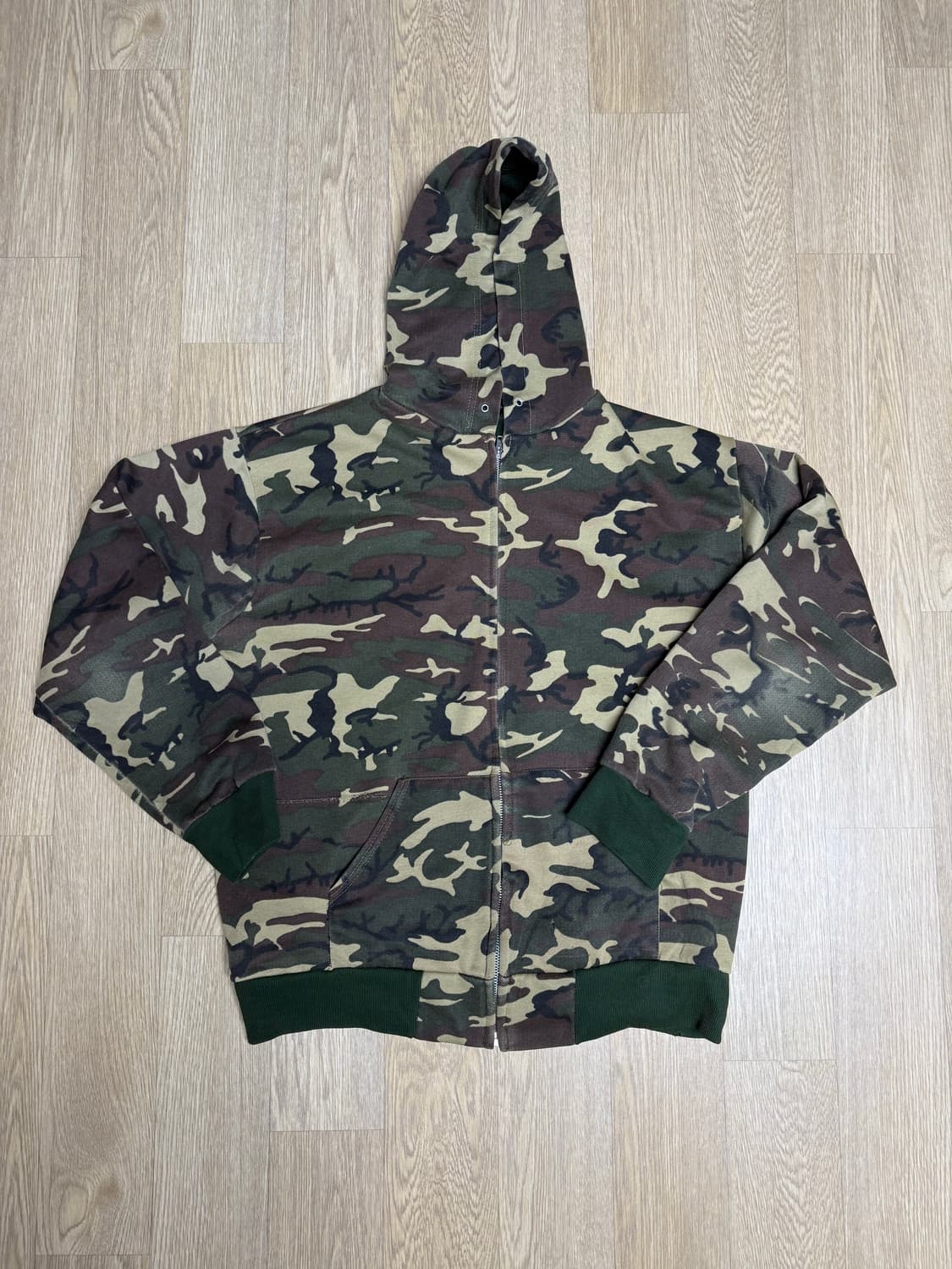 80s 우드랜드 밀리터리 후드집업 상품이미지1