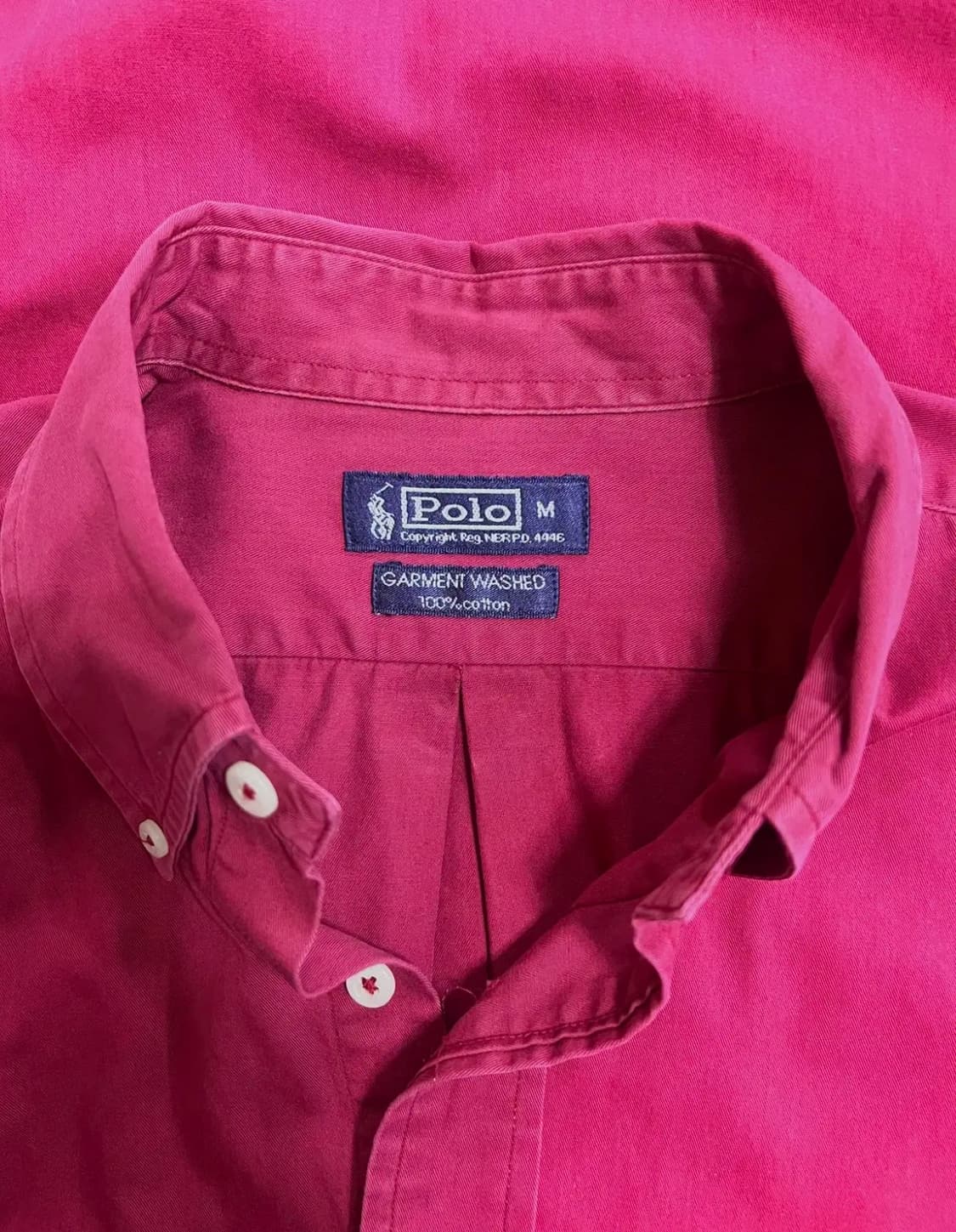 폴로랄프로렌 남성 레드코튼셔츠 M 상품이미지5