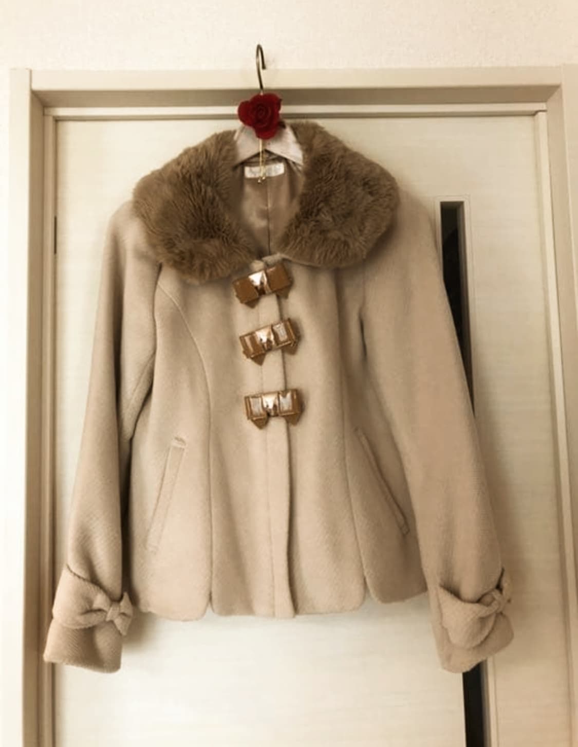 빈티지 리본코트 라떼히메로맨틱갸루 달천 대장 핀터깔 캐캐체 y2k 로리타 상품이미지1