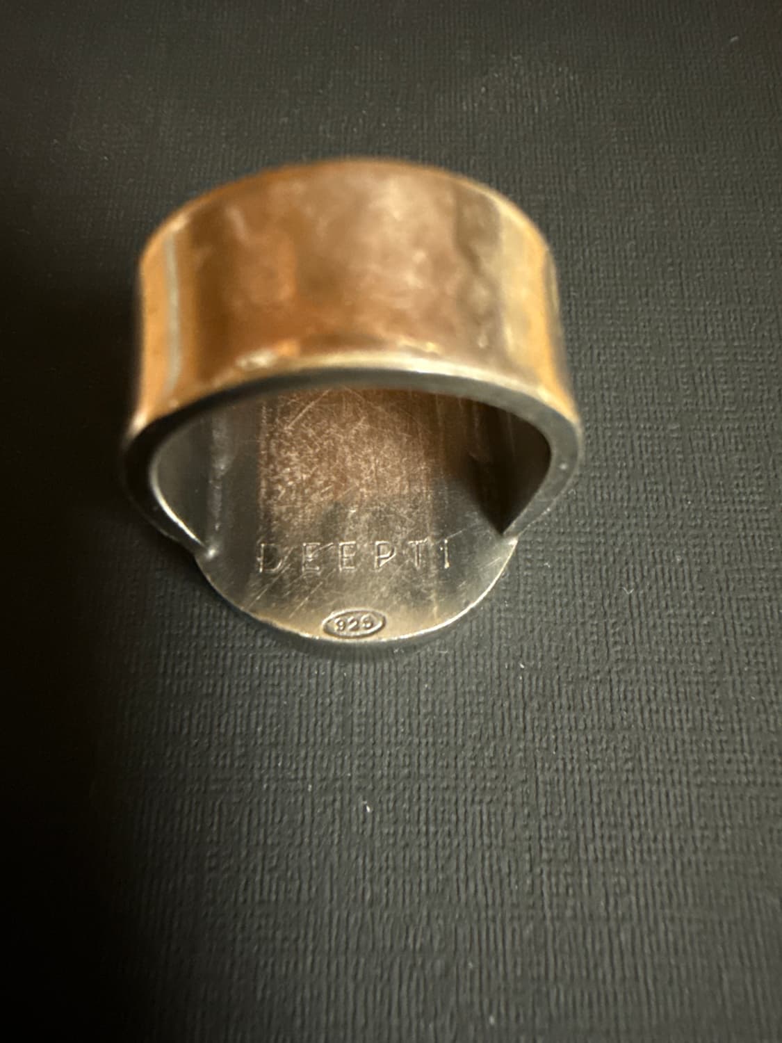 크래시 실버 링 상품이미지2