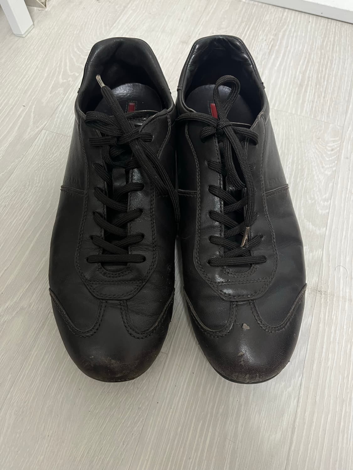 프라다 레더 스니커즈 브라운 7 1/2 상품이미지2