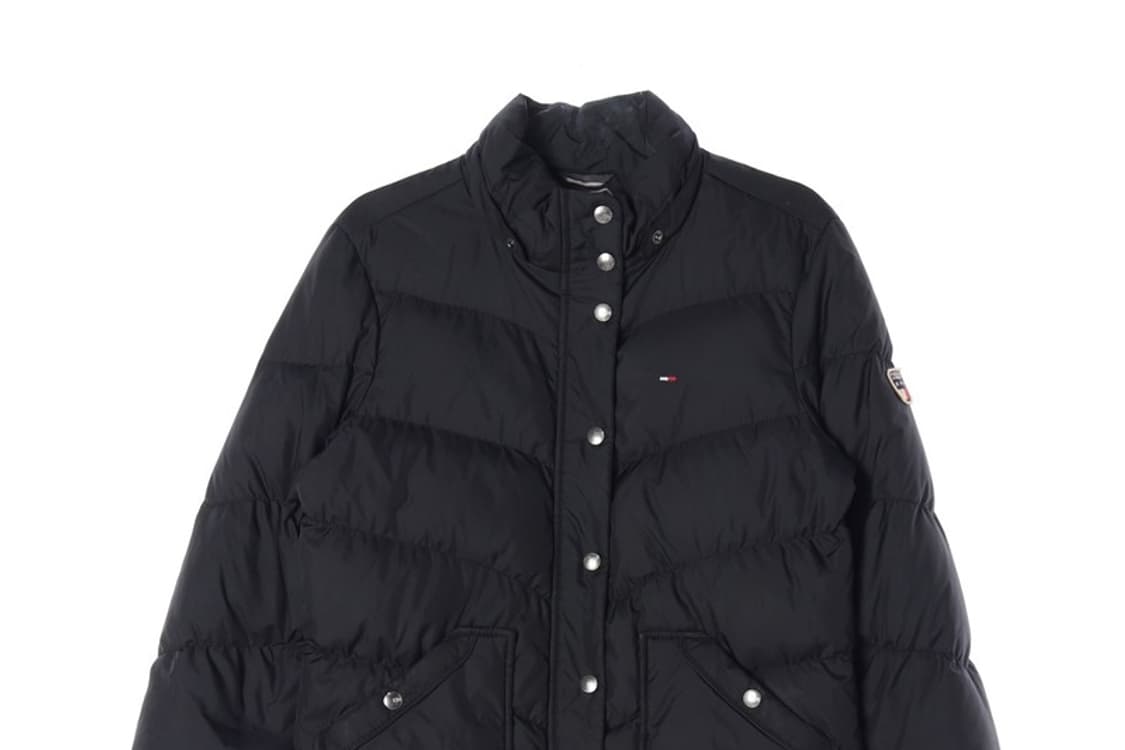 타미힐피거 데님 블랙 숏패딩 M 상품이미지4