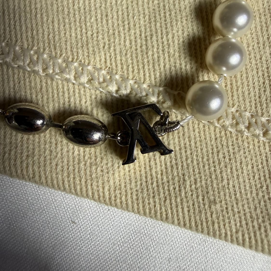 루이비통 펄 퓨전 비즈 진주 브레이슬릿 팔찌 M1556A 상품이미지4