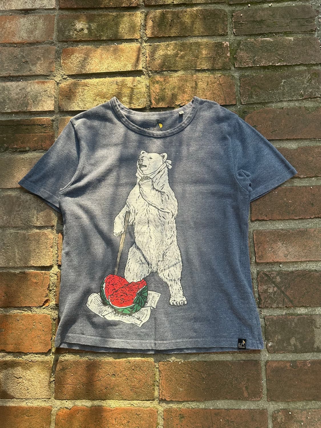 Go slow caravan bear logo material T 상품이미지1