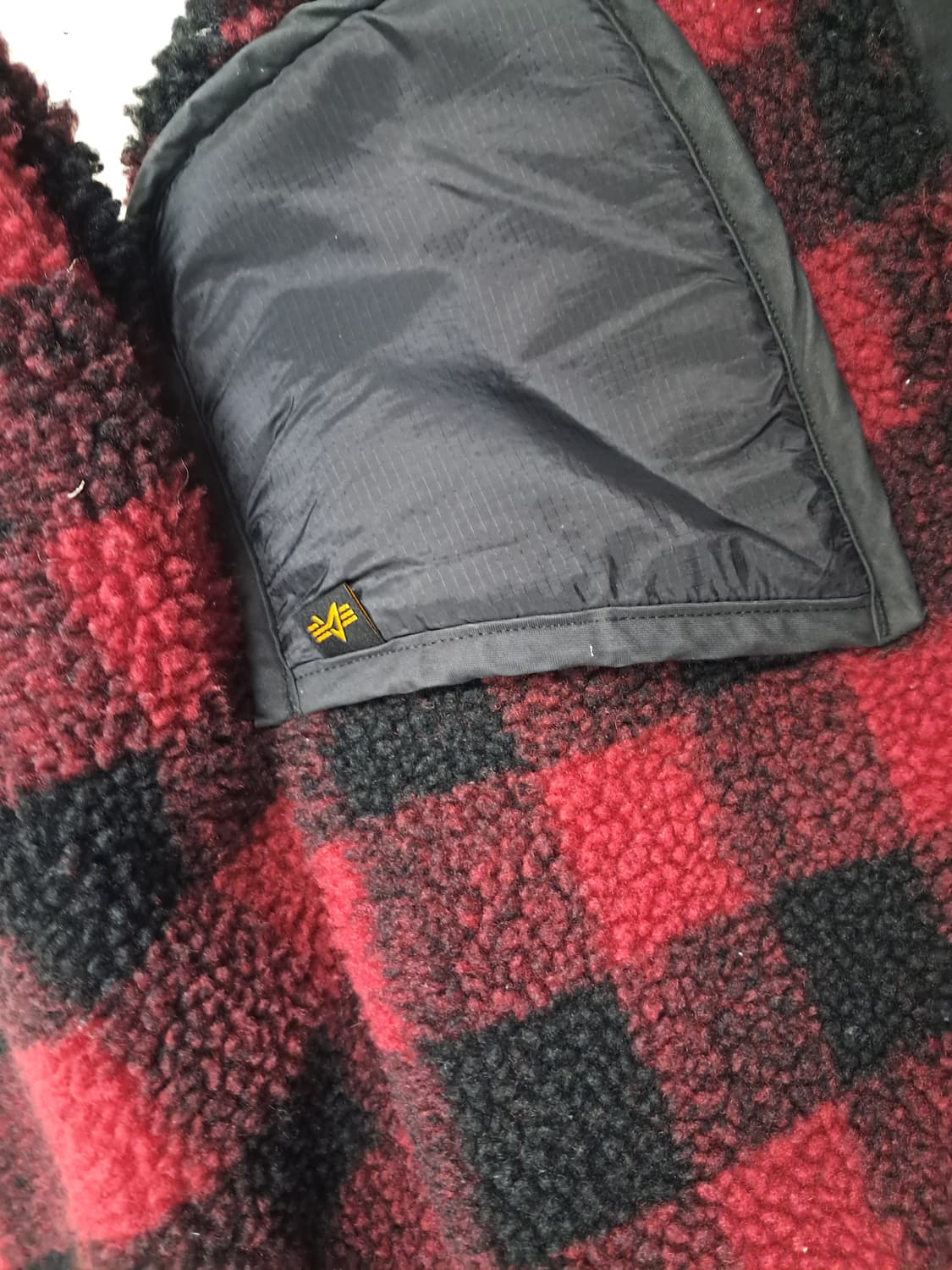 알파인더스트리 셰르파 라이너 Red Plaid
 상품이미지4