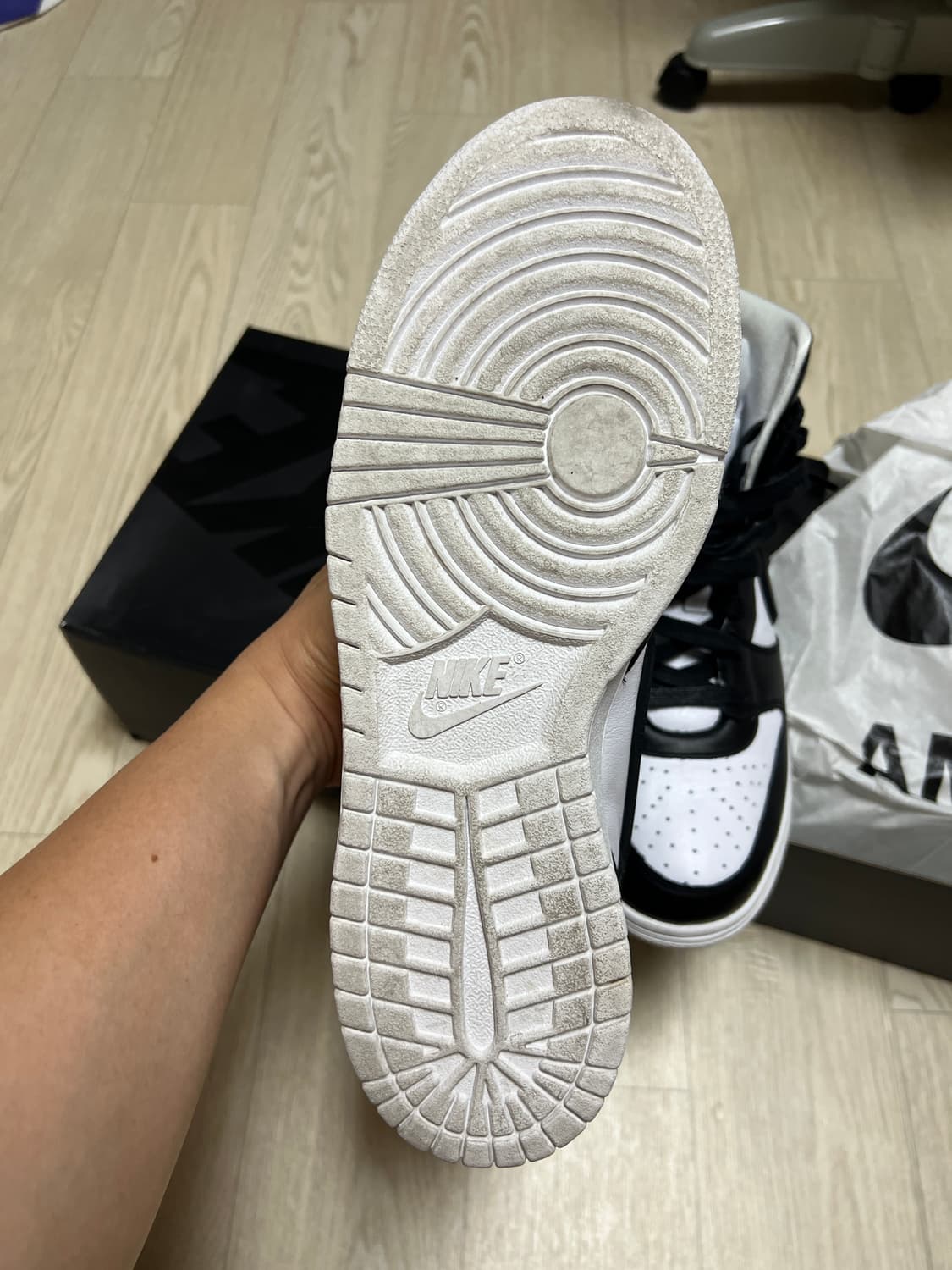 나이키 x 앰부쉬 덩크 하이 블랙 280 상품이미지9