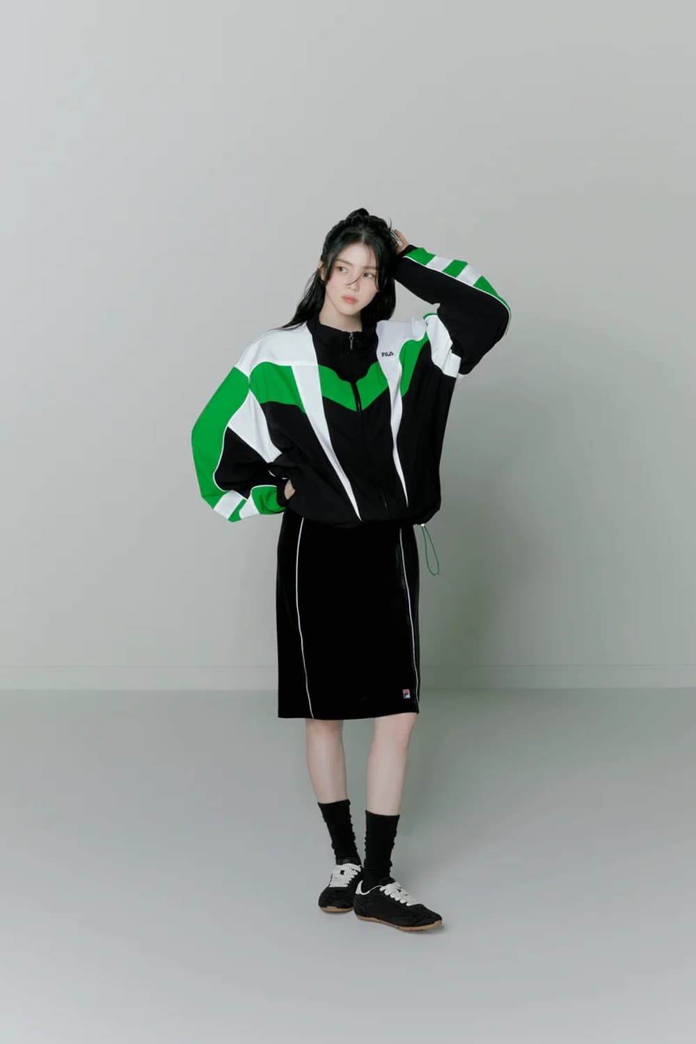 [S] FILA 스타컷 오버핏 바람막이 FS262JK99X001001 상품이미지3