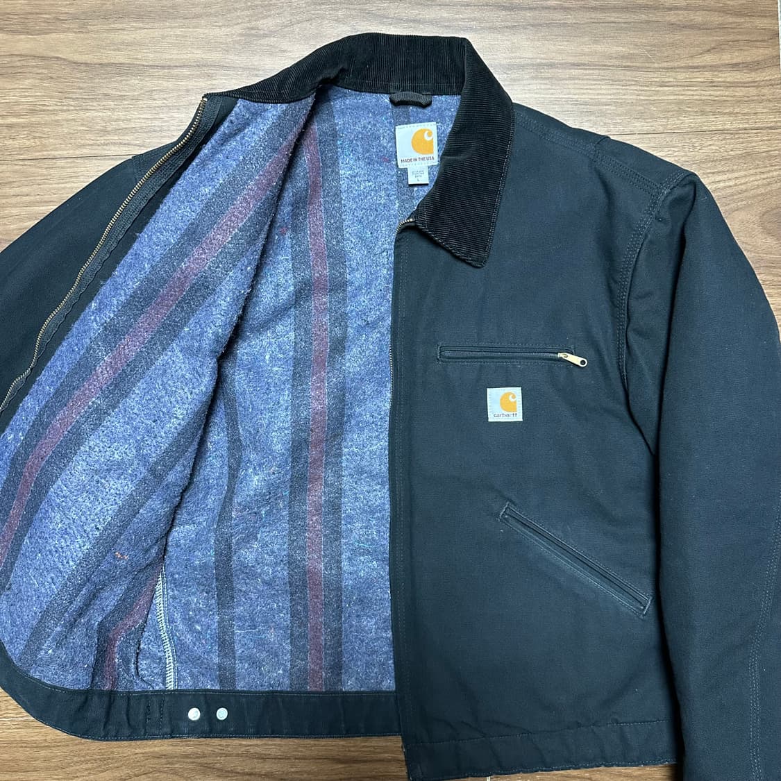 OG 칼하트 디트로이트 자켓 J001 라지레귤러 미제 상품이미지4