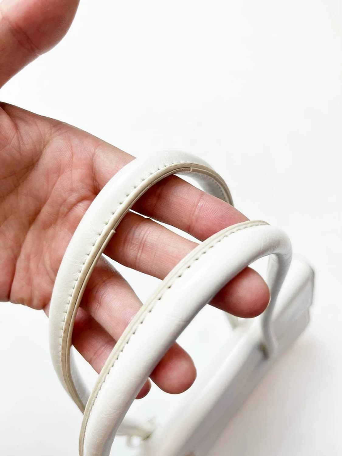 Selected 비건 가죽 미니멀리즘 숄더백 A1592 상품이미지7