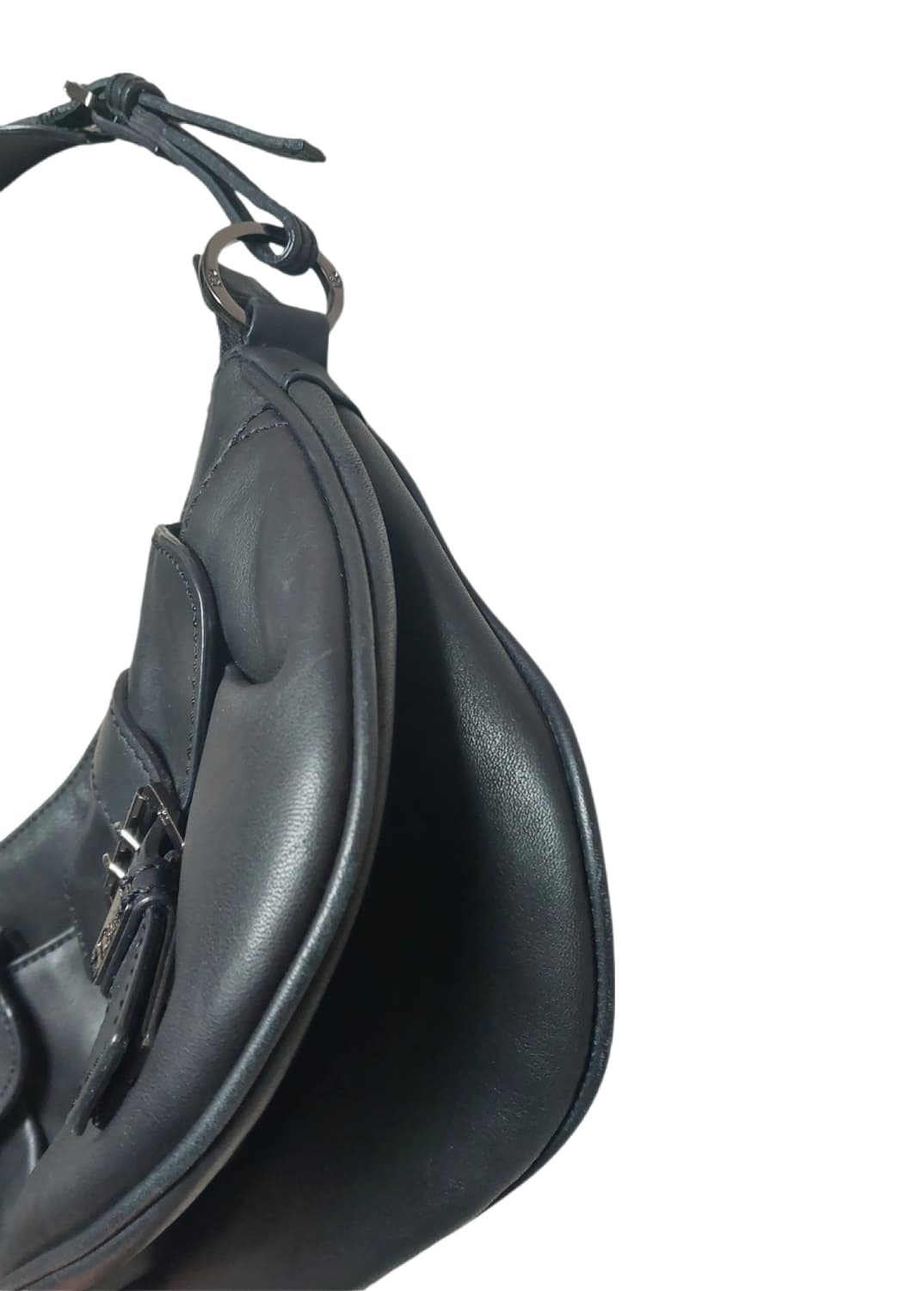 디올 빈티지 스트릿 시크 본디지 레더 숄더백 상품이미지8