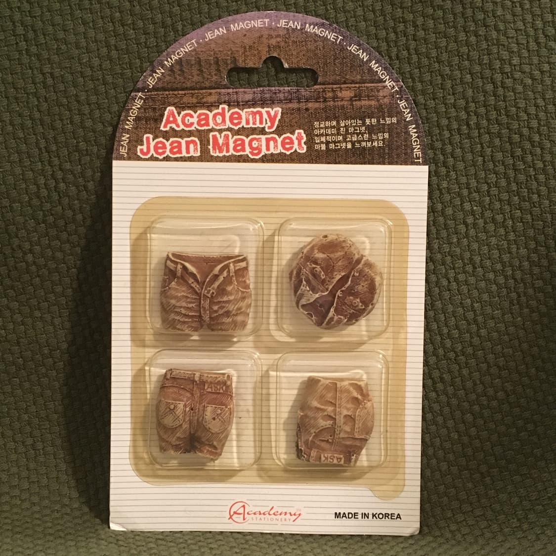 [고전문구] 빈티지 y2k 데님 마그넷 상품이미지2
