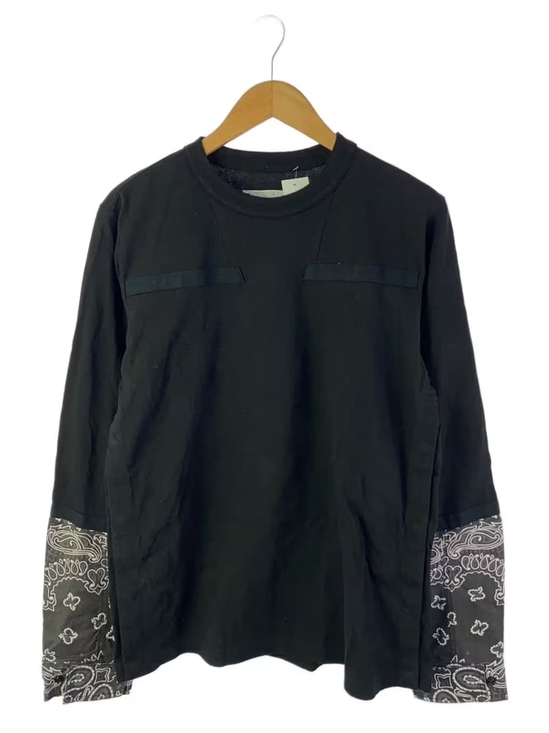 SACAI LONG SLEEVE BANDANA PRINT T-SHIRT  상품이미지1