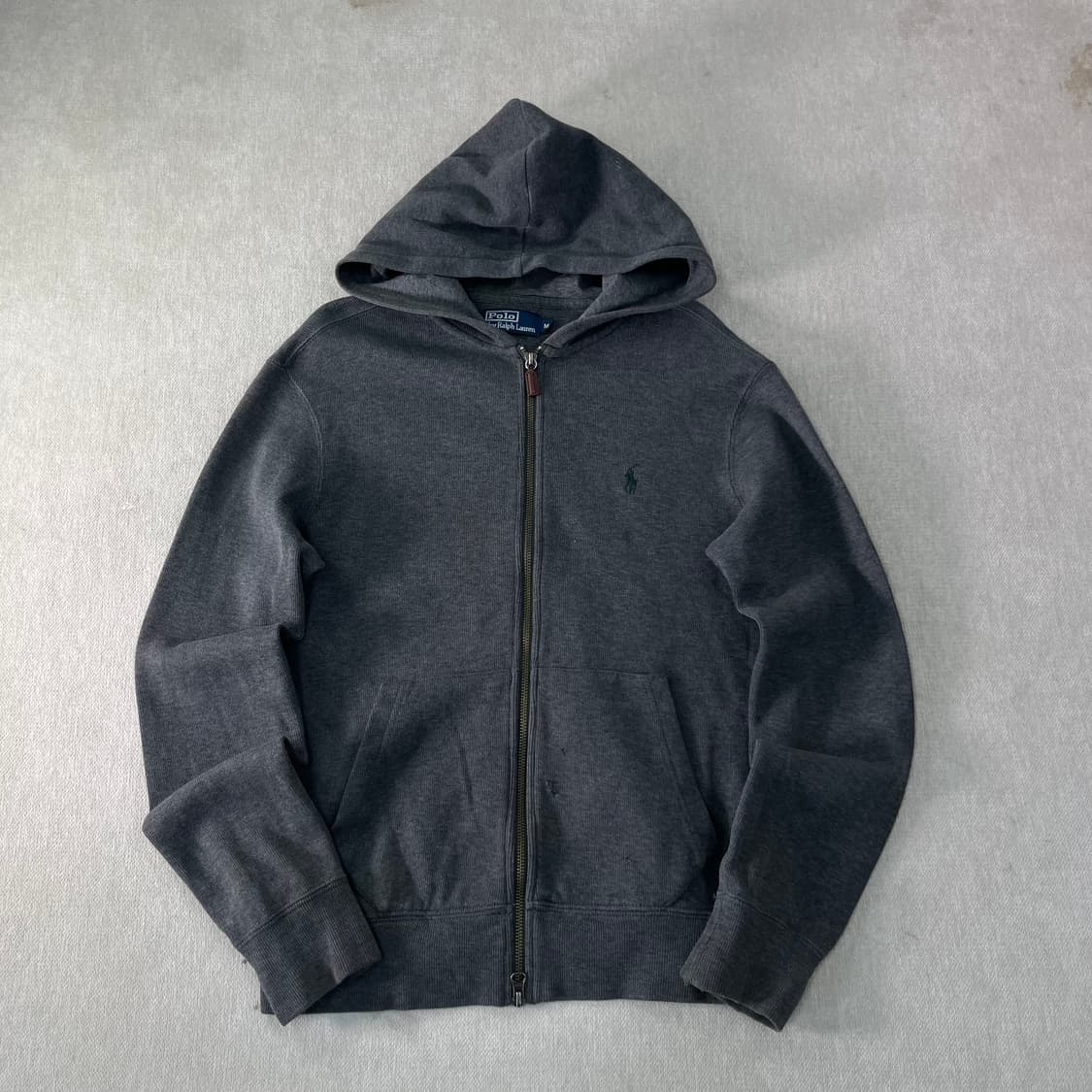 95 폴로랄프로렌 챠콜 니트 후드집업  상품이미지1