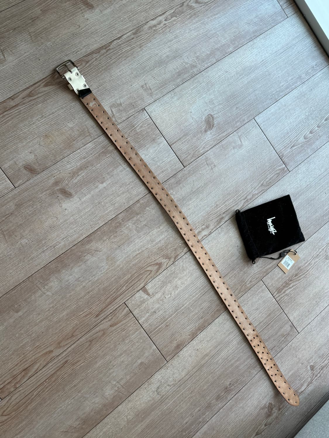 [l/xl] stussy 8 ball belt white 상품이미지4