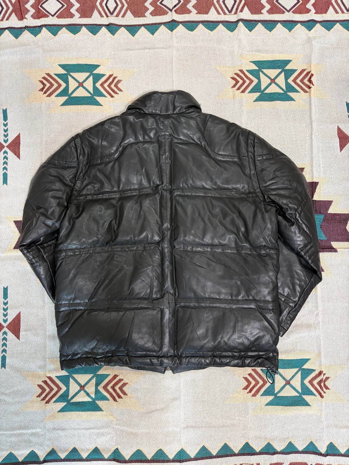 페라라 2XL 양가죽 바이커 패딩 / ferrar leather 상품이미지2