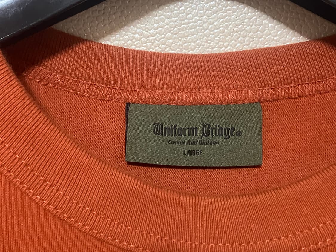 유니폼브릿지 - UBC 베이식 티셔츠 (오렌지) 상품이미지3