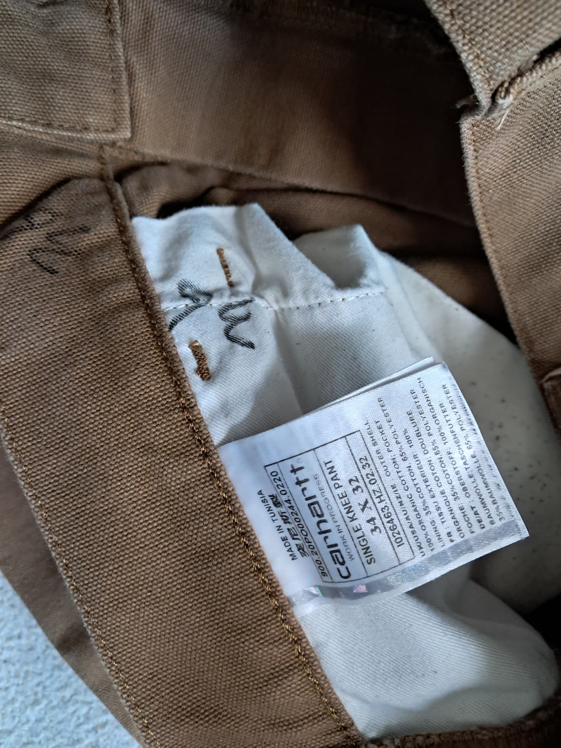 칼하트 카펜터 팬츠 상품이미지5