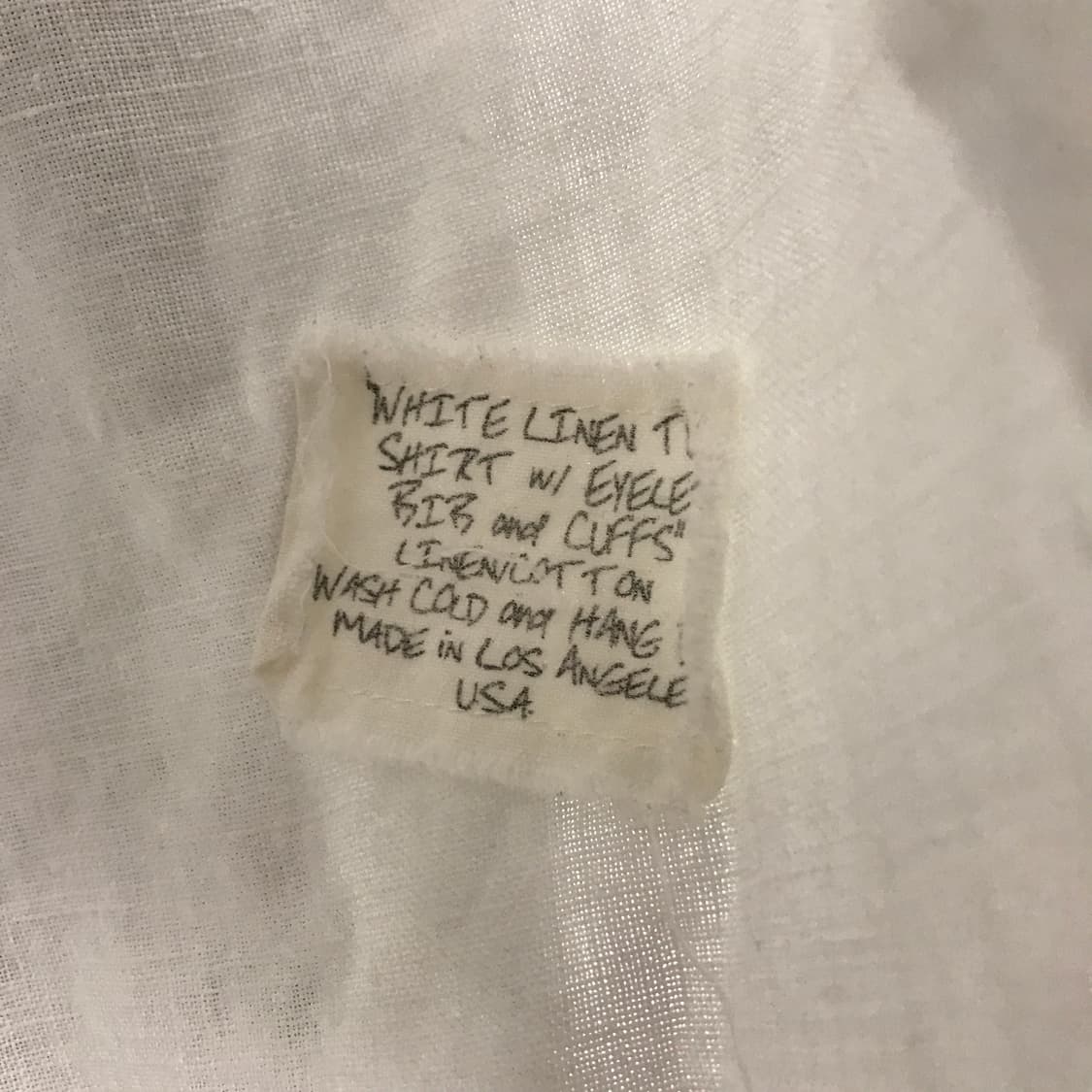 그렉로렌 린넨 셔츠 화이트 1(W) 상품이미지6