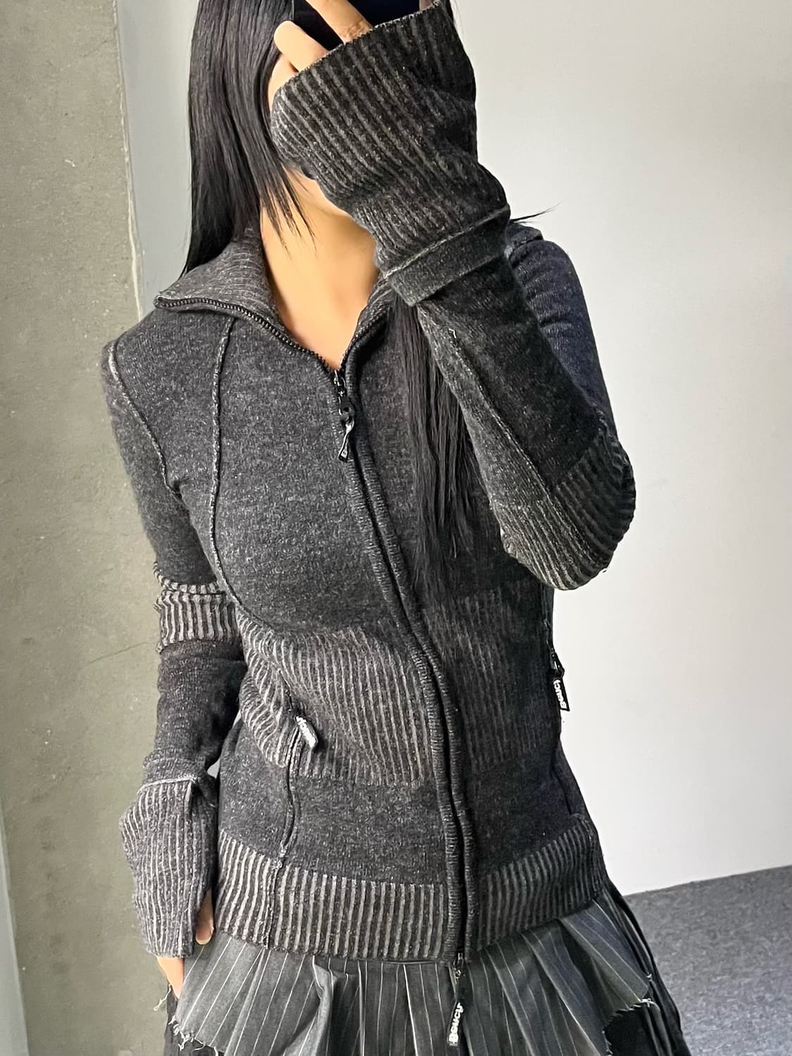 벤치 투웨이 니트집업 상품이미지1