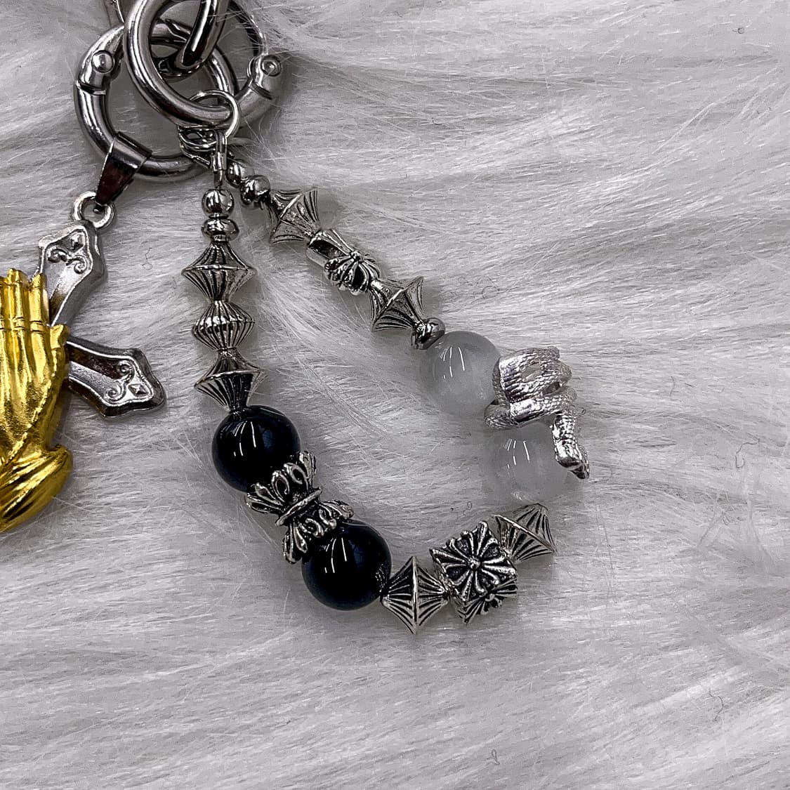 Vintage Cross Beads Keyring 상품이미지4