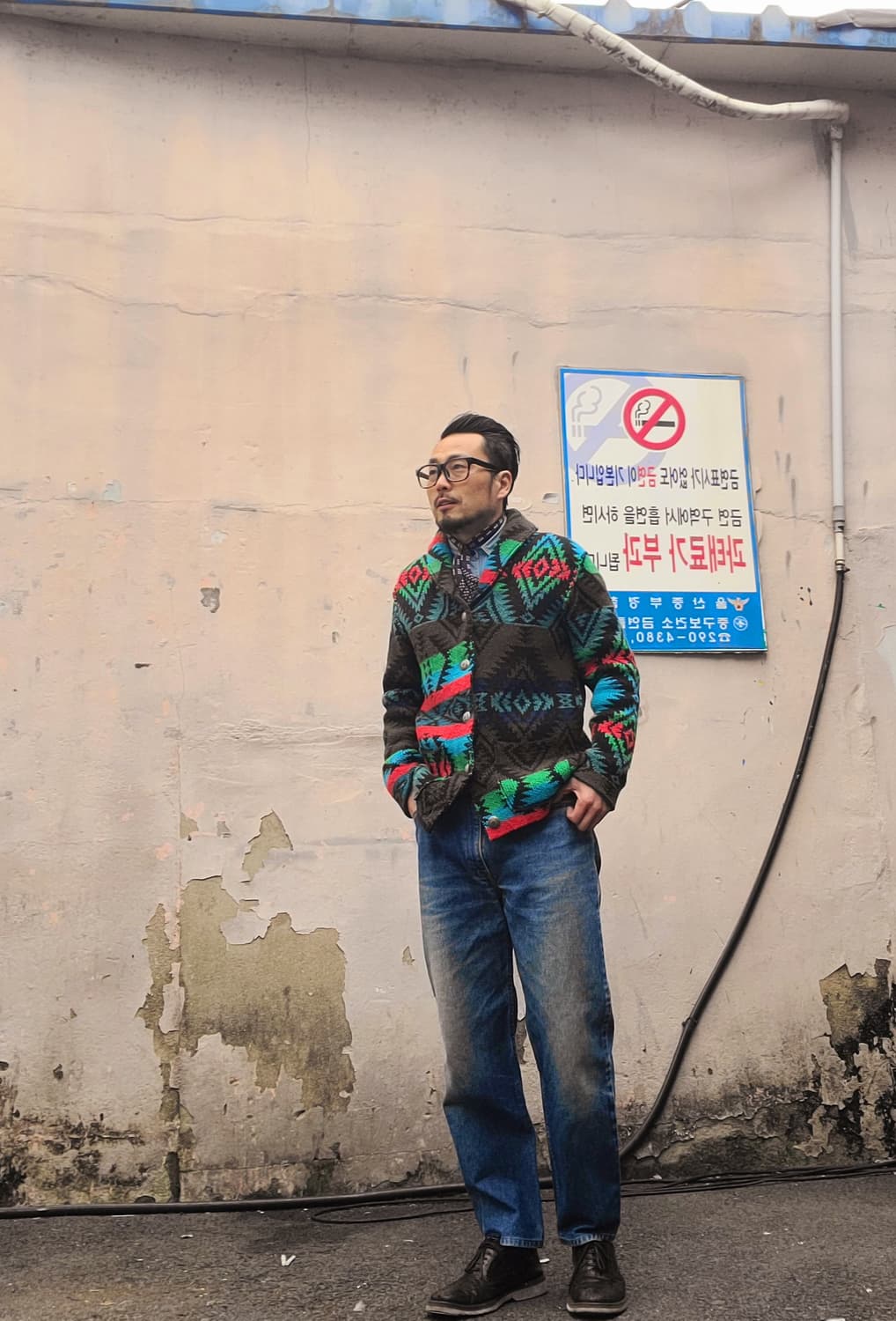 폴로 데님서플라이 나바호 숄카라 가디건  상품이미지2