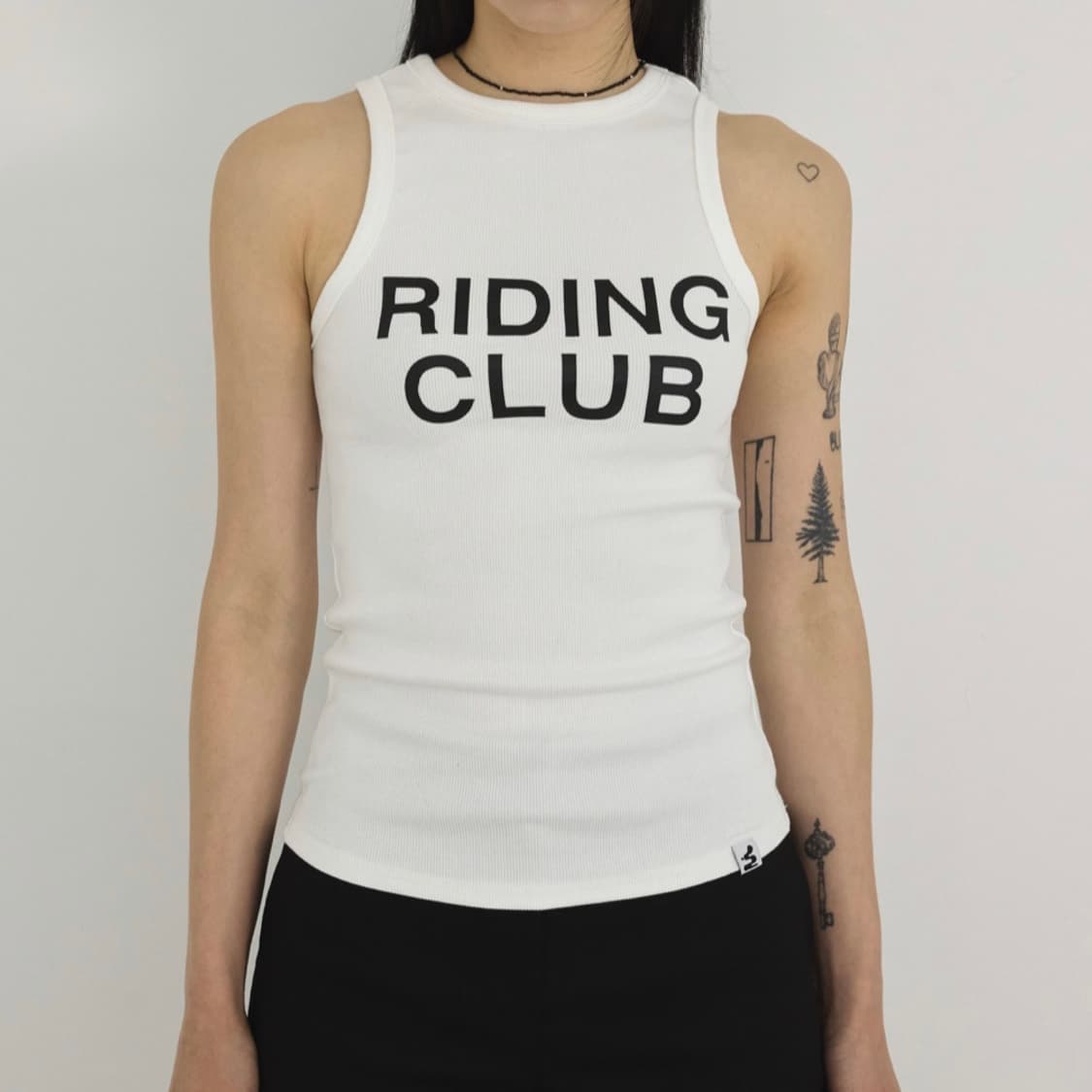 미와이후 MIYHOO RIDING CLUB SLEEVELESS WHITE 상품이미지1