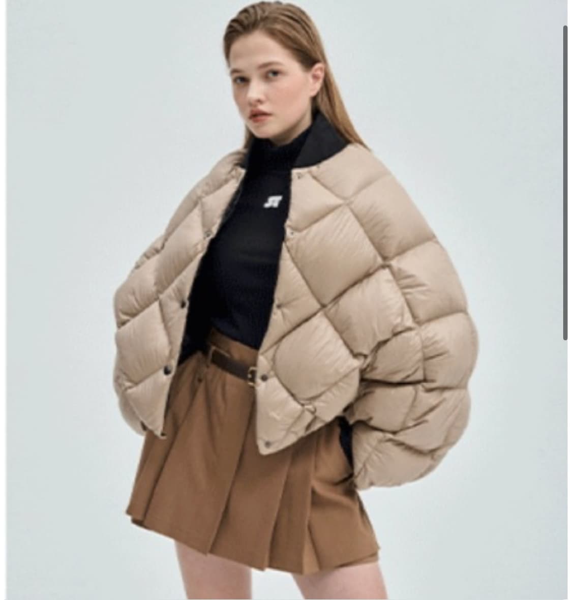 F/ 시스템 22F/W 케이프 패딩 상품이미지2