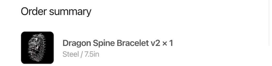 Project comte Dragon Spine Bracelet v2 상품이미지3