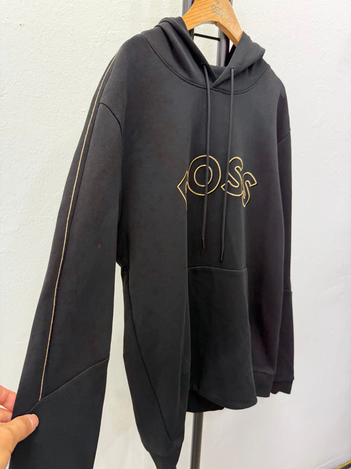 정품) 휴고보스 신형 남성 로고 후드티 L 상품이미지2