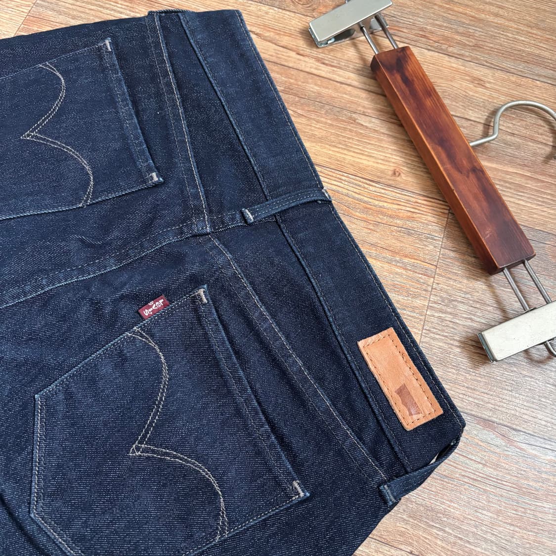 슬림 26 스키니진 리바이스 모던라이즈 진청 스판 데님 실루엣 상품이미지8