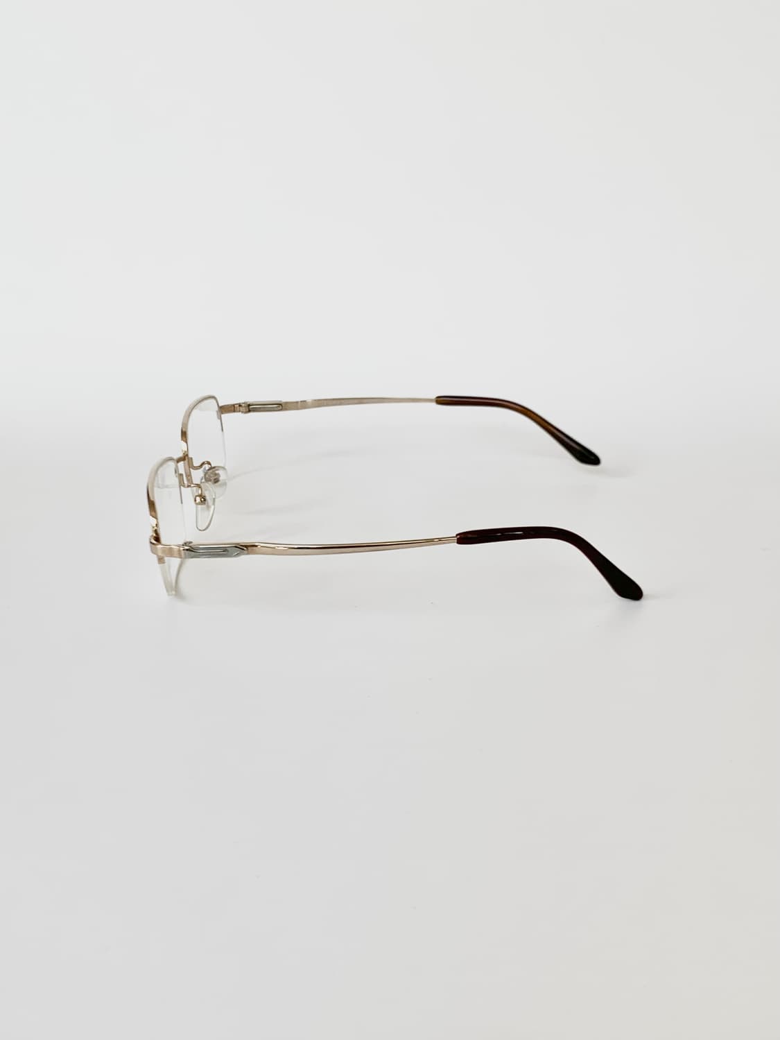 [픽키-578] 골드 반무테 남녀공용  안경테 상품이미지3