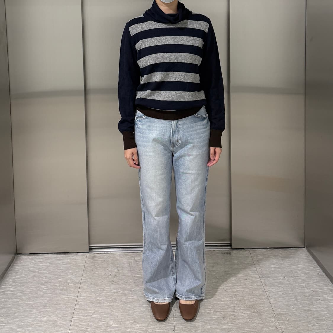 JPN stripe turtle neck sweater 상품이미지9