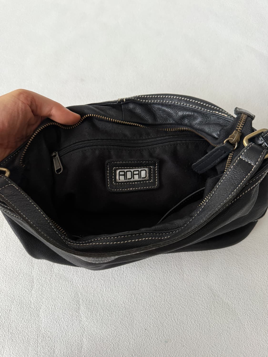 Pre owned 레더 크로스 숄더백 상품이미지9