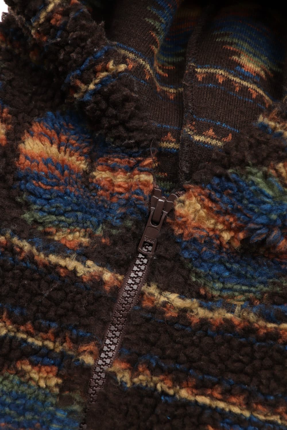 Beams heart 노르딕 패턴 보아 후리스 브라운(여성) 상품이미지4