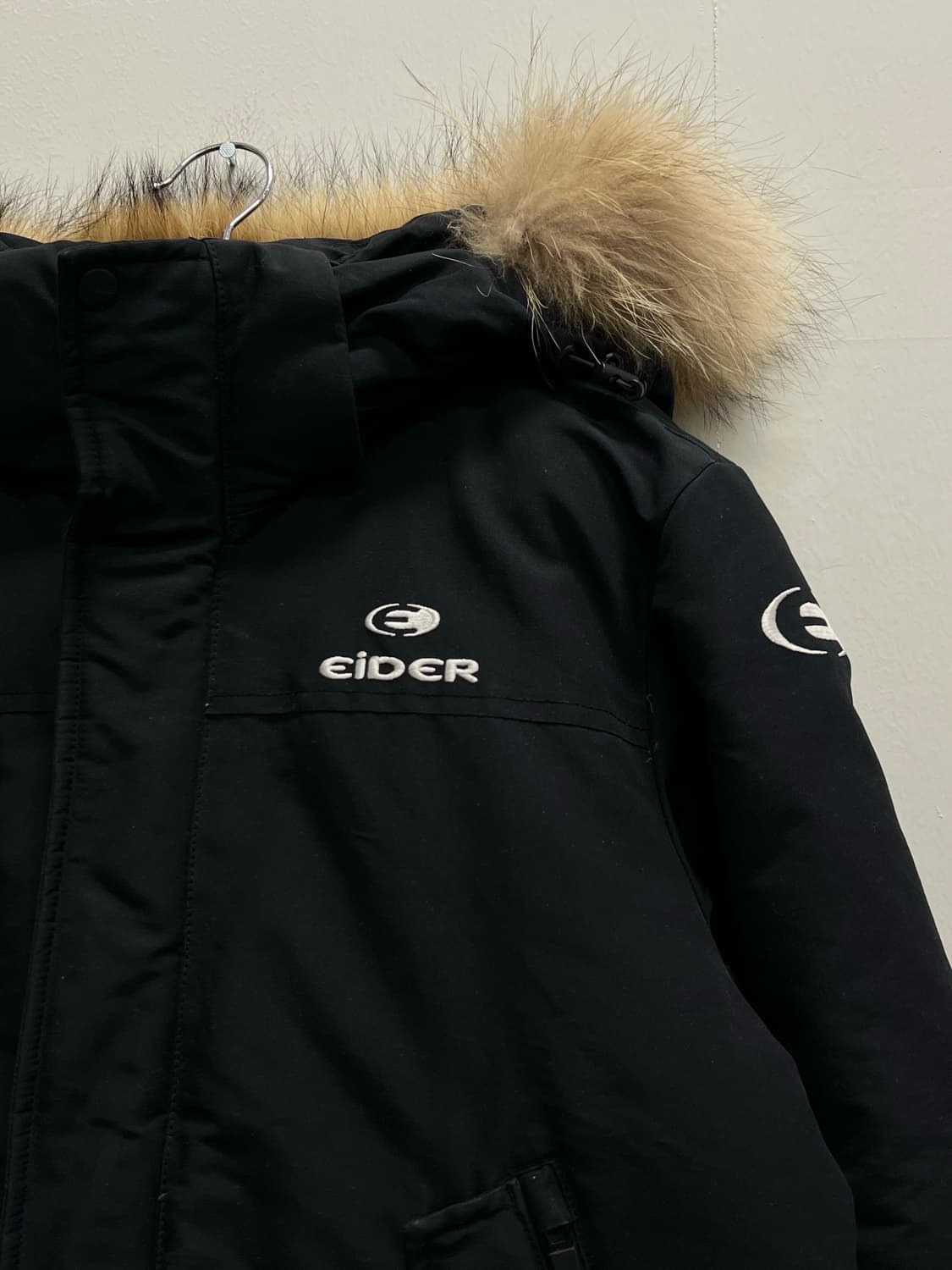 (S) 아이더 스투키 구스다운 숏패딩 자켓 블랙 상품이미지3