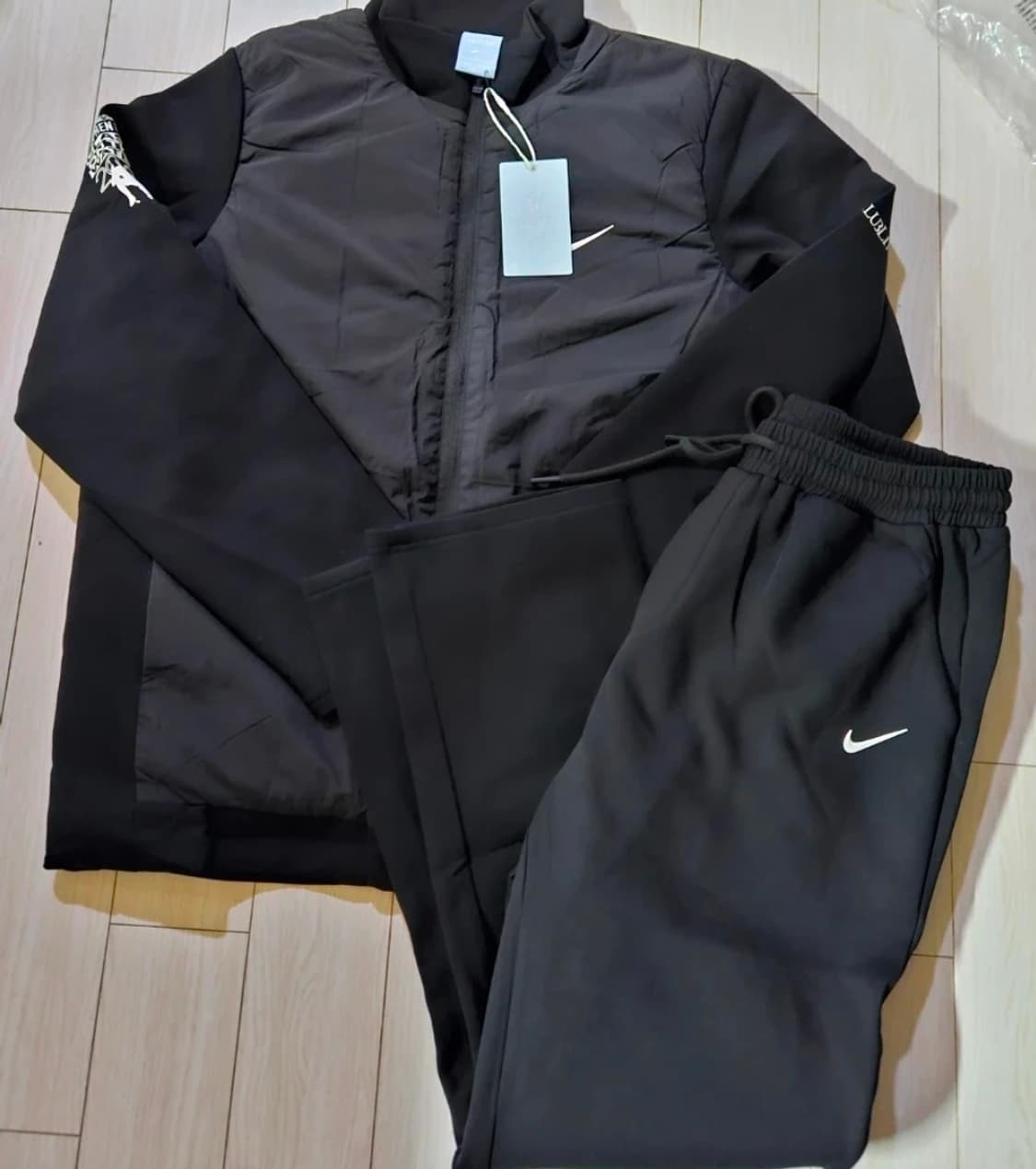 나이키 남성 골프웨어기모 상하의 세트 상품이미지1