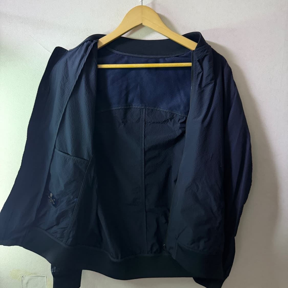 알레그리 남성 시어서커 블루종 점퍼 50 (남성 105정도) 상품이미지6