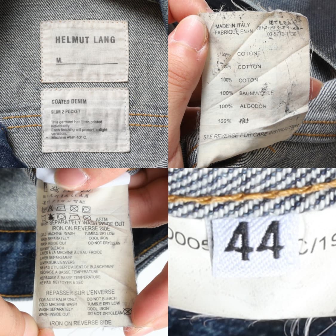 헬무트랭 HELMUT LANG Denim Jacket 상품이미지8