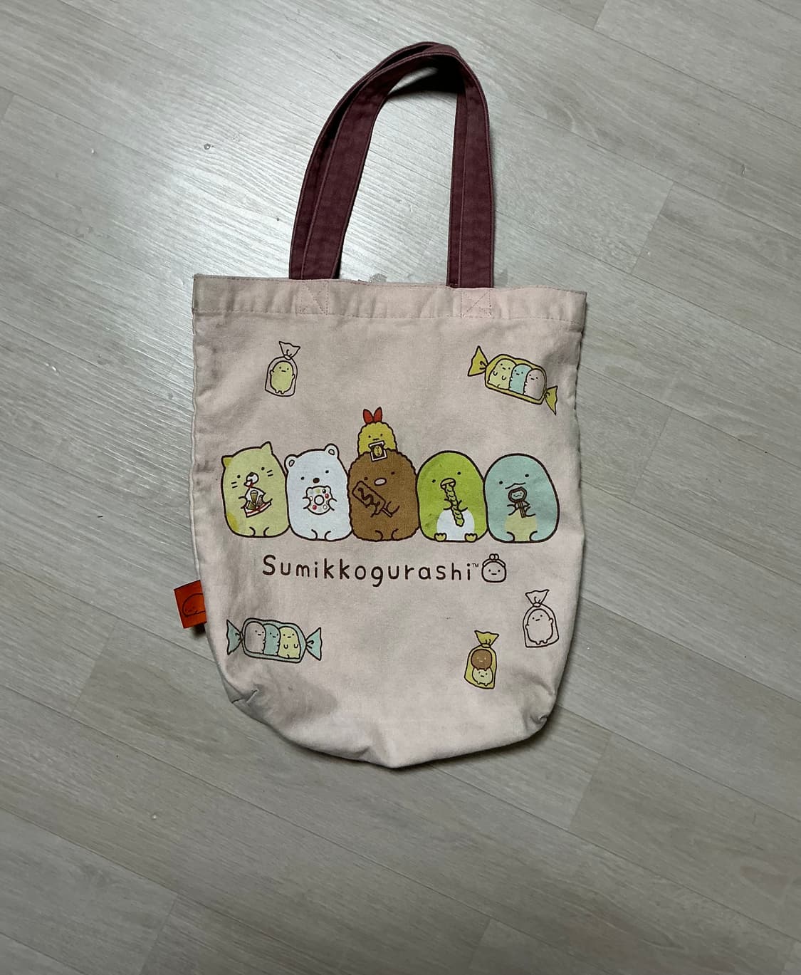 일본빈티지 스미코구라시 캐릭터 가방 에코백 상품이미지1