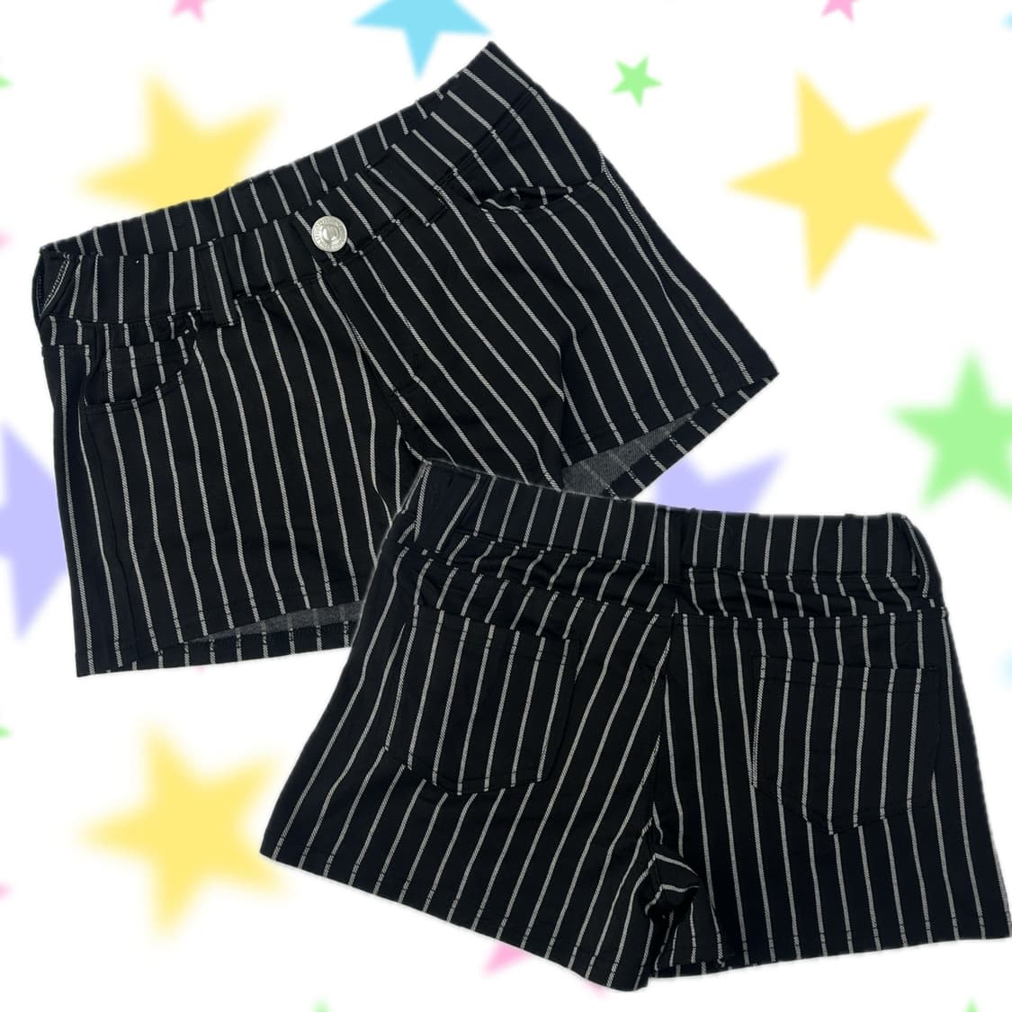 ⭐️ 괴짜 숏 팬츠⭐️ 스트라이프 야구 반바지 쇼콜라 레이어드  상품이미지1