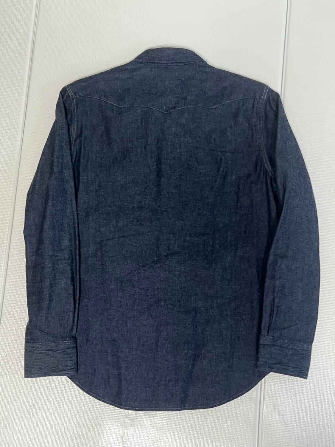 RRL 더블알엘 웨스턴 데님 셔츠 린스 L사이즈 판매합니다!! 상품이미지2