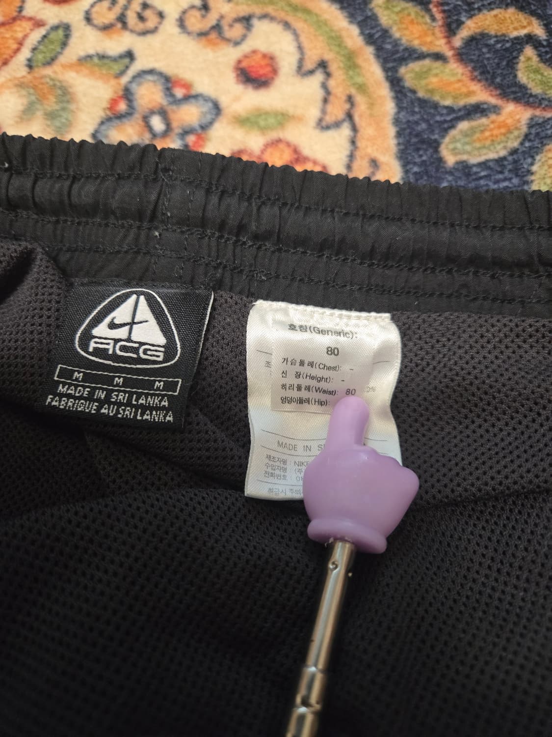 나이키 ACG 00년대 빈티지 자수 로고 스윔 쇼츠 (M) 상품이미지5