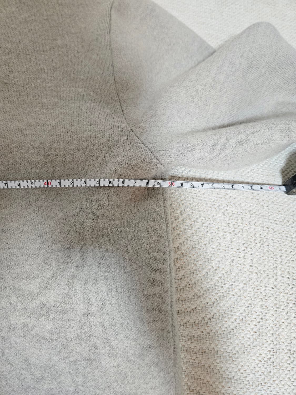 엘무드 세미오버 크롭 가디건 48사이즈 상품이미지5