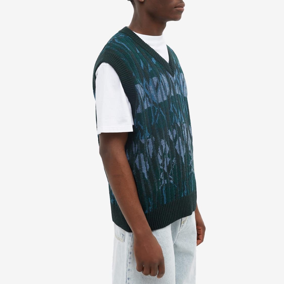 폴라스케이트 폴 니트 베스트 다크 그린 상품이미지2