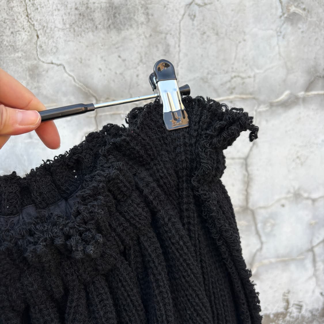 Comme des Garcons 꼼데가르송 니트 롱 스커트 상품이미지7